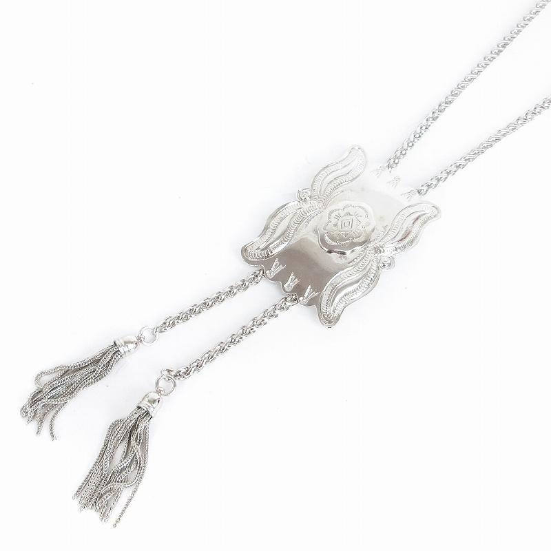 トーガ プルラ 美品 22AW Motif loop tie モチーフループタイ 