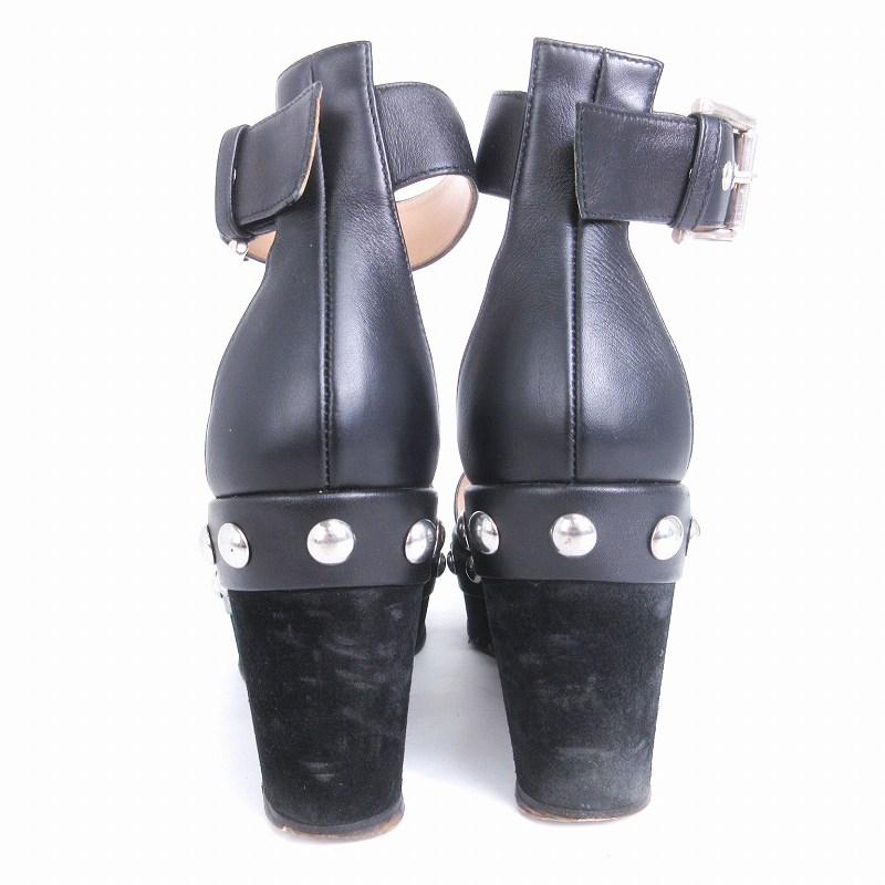 ジャンヴィトロッシ Gianvito Rossi ウェッジサンダル スタッズ