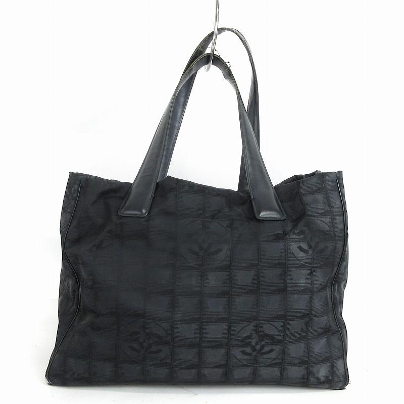 シャネル CHANEL ニュートラベルライン トートバッグ ココマーク 