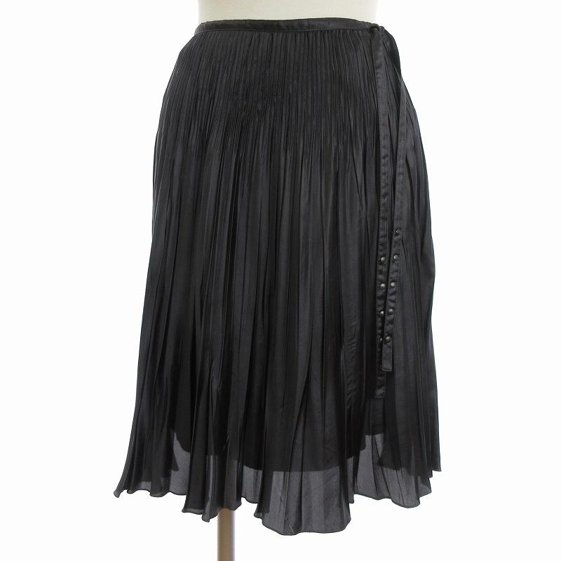 コムサデモード COMME CA DU MODE スカート ひざ丈 プリーツ 00-01FE07