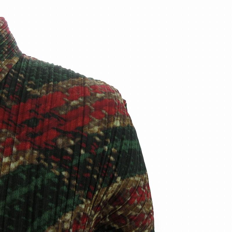 プリーツプリーズ PLEATS PLEASE イッセイミヤケ ジャケット 長袖 総柄 