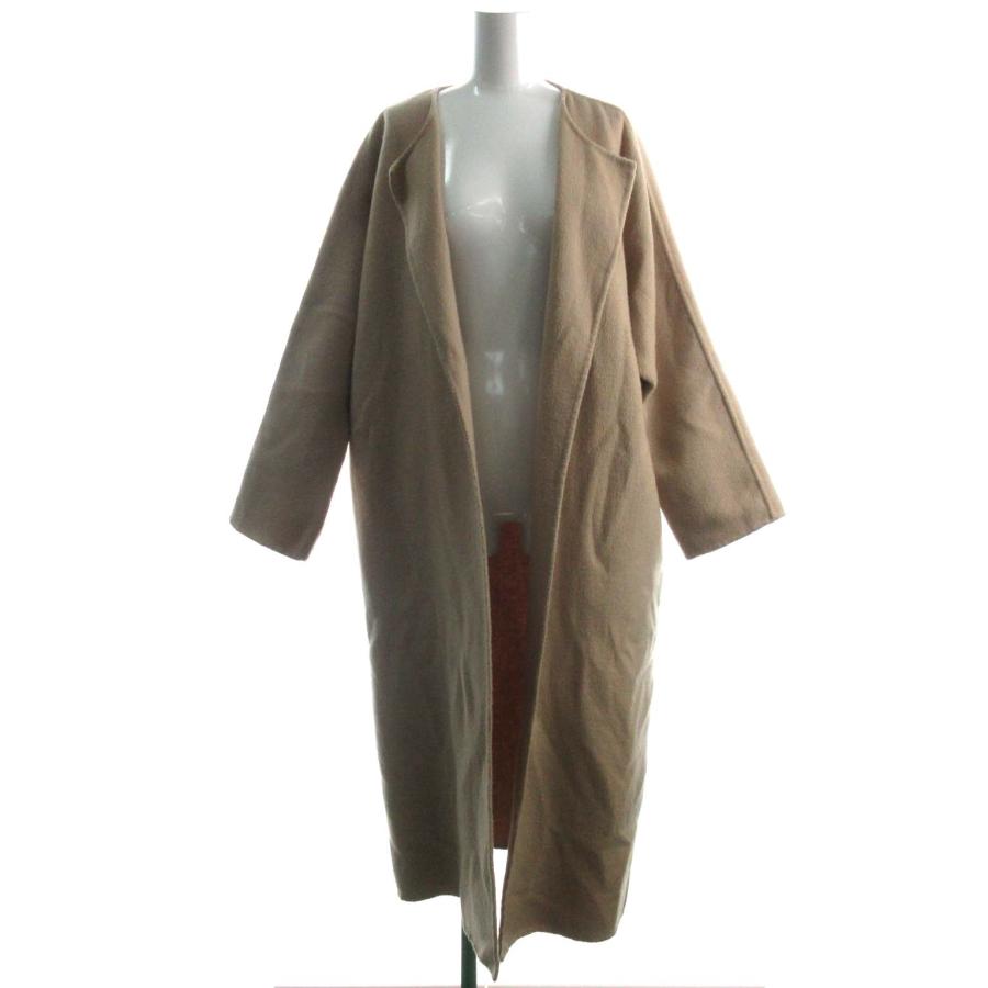 ミラオーウェン Mila Owen 接結ガウンコート ロング ウール 0 S  