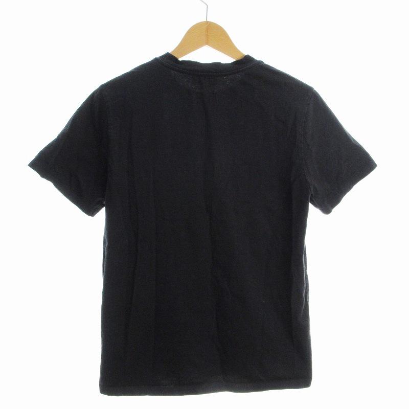 A.P.C. アーペーセー Tシャツ 半袖 ロゴ XS 黒 ブラック 白 ホワイト 