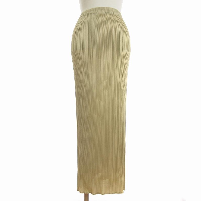 プリーツプリーズ PLEATS PLEASE イッセイミヤケ ロングスカート 