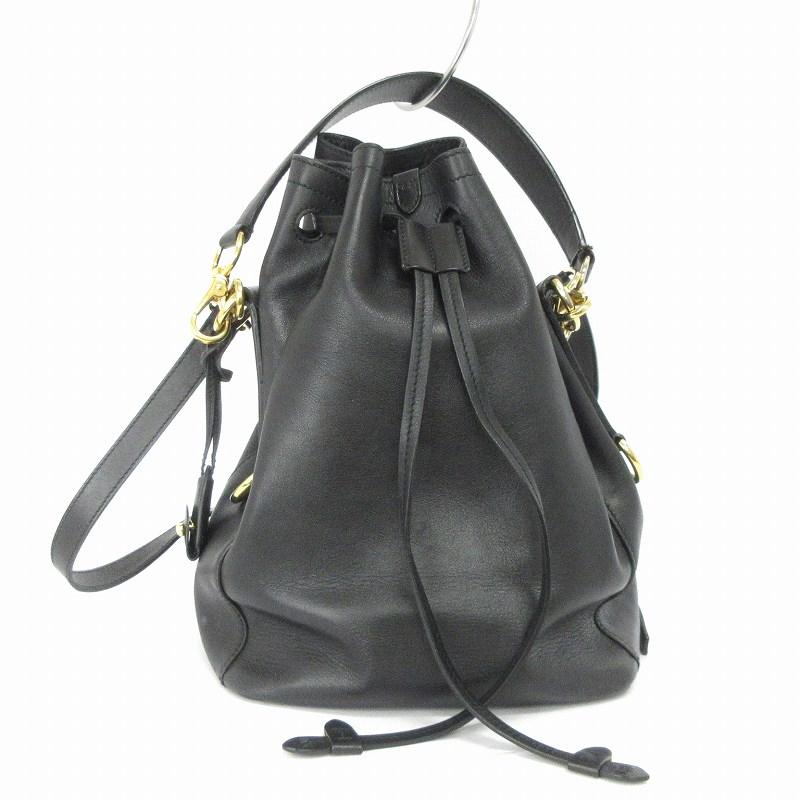 【Ralph Lauren】黒×茶 ナイロン×レザー リッキー ボストンBAG Ralph Lauren】黒×茶 ナイロン×レザー リッキー ボストンBAG
