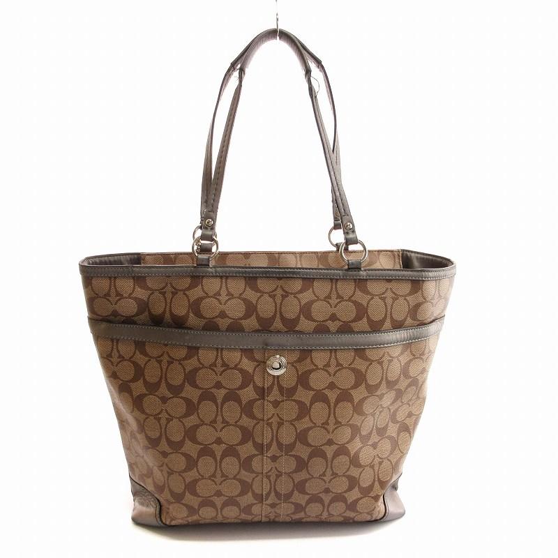 コーチ COACH ヘリテージストライプ シグネチャー トートバッグ ロゴ 