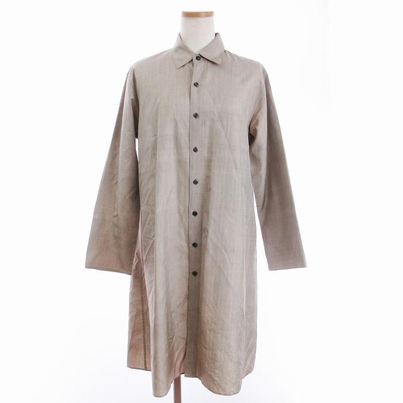 JURGEN LEHLヨーガンレールシルク×麻ロングワンピース