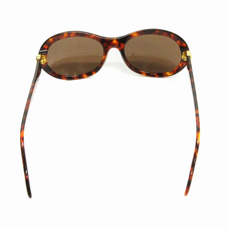 【美品】Cartier／カルティエ　サングラス☆べっ甲柄☆ケース付き☆ Cartier カルティエ サングラス カラーレンズ べっ甲柄 茶