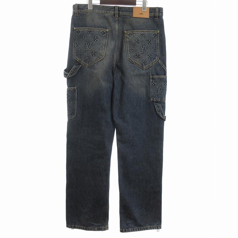 LOUIS VUITTON ルイヴィトン 23AW モノグラムカーペンターデニムパンツ