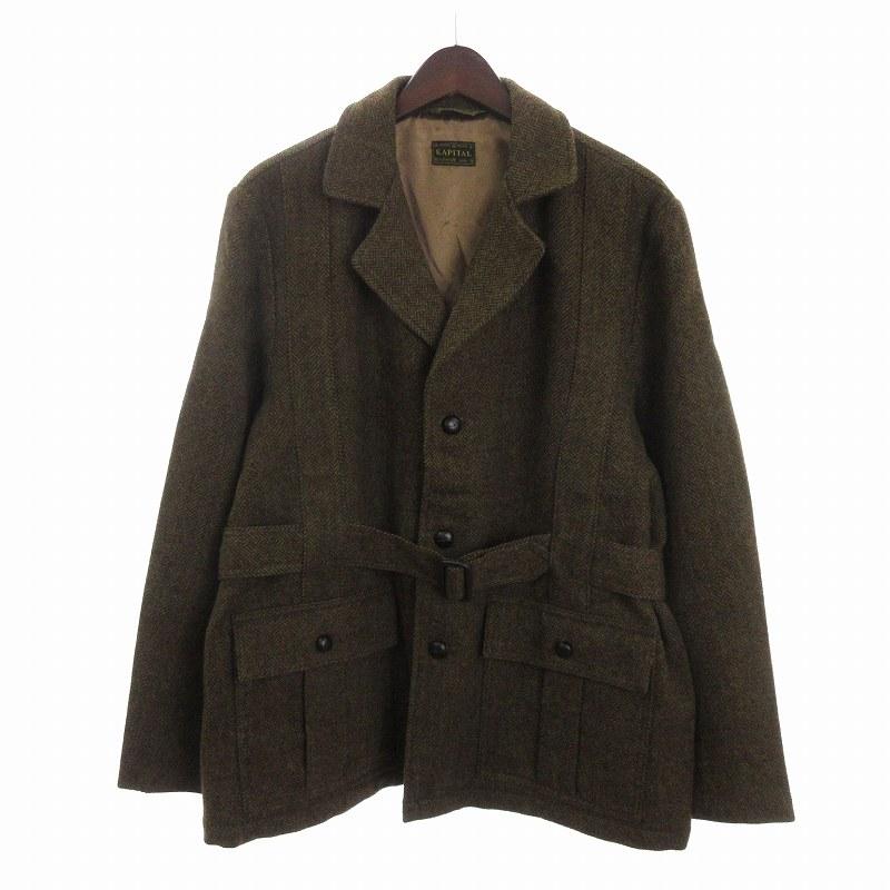 キャピタル kapital 美品 ハバナJKT ジャケット ウール ヘリンボーン 