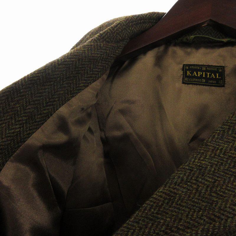 キャピタル kapital 美品 ハバナJKT ジャケット ウール ヘリンボーン 