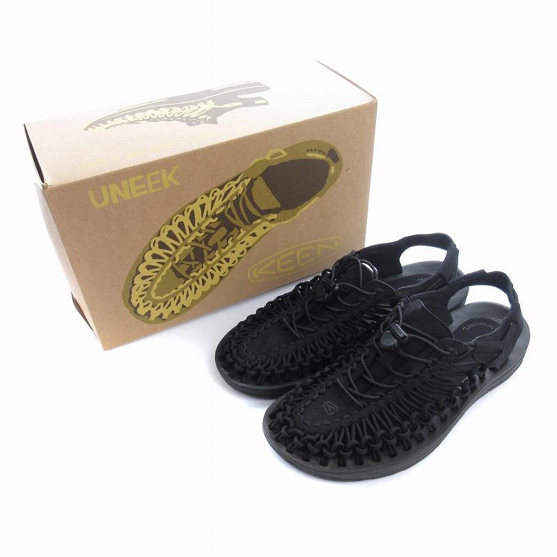 キーン KEEN ユニーク UNEEK サンダル 箱付き 26.5cm 黒 ブラック 