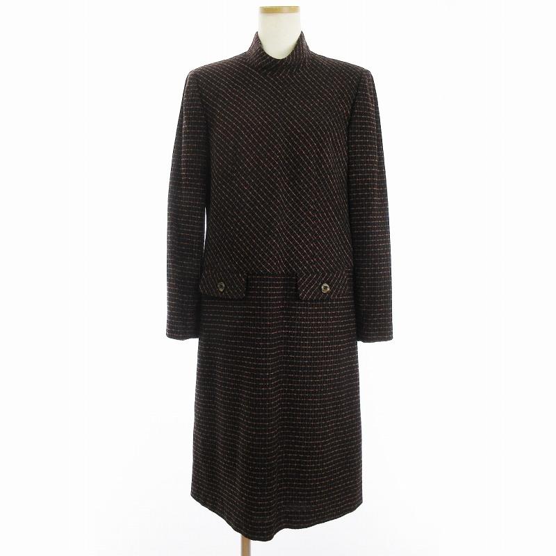 レリアン 長袖ワンピース チェック 【公式通販】