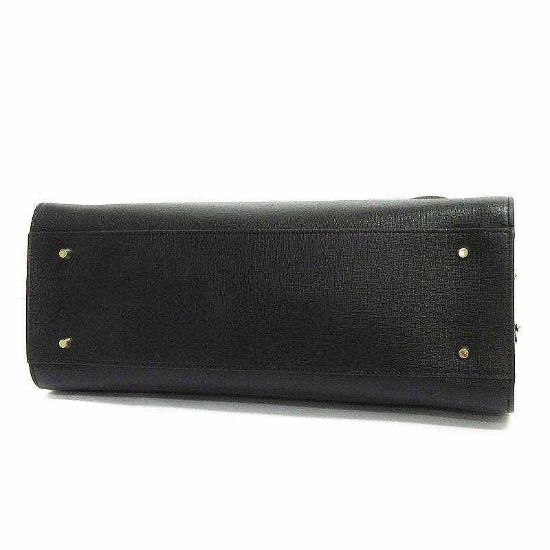FURLA フルラ PIN M トートバッグ ロゴ A4サイズ レザー 942222 黒 