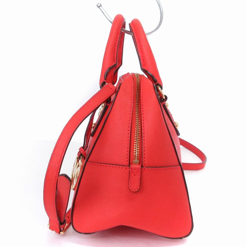 マイケルコース MICHAEL KORS 2WAYハンドバッグ レザー 赤レッド 