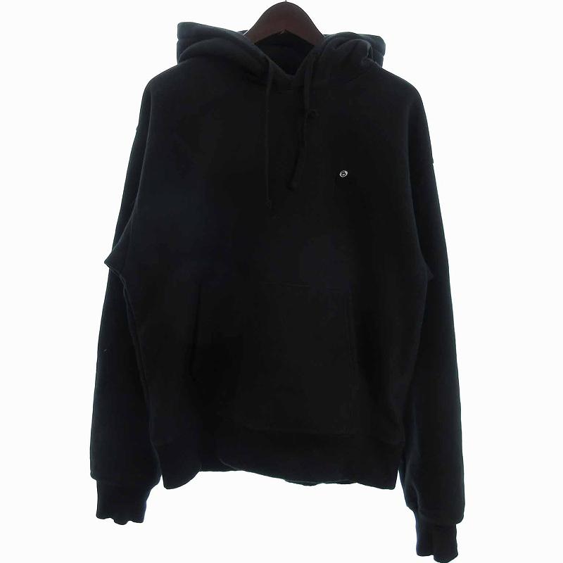 STUSSY（ステューシー） パーカー 長袖 ロゴ エイトボール コットン 黒