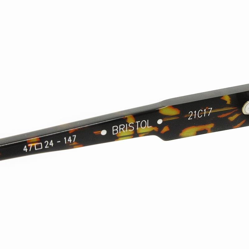 アンバレンタイン Anne & Valentin 美品 BRISTOL メガネ 眼鏡 度無し  