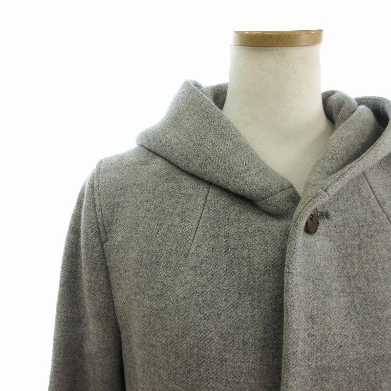 ギャルリーヴィー トゥモローランド 美品 フーデットコート ミドル丈