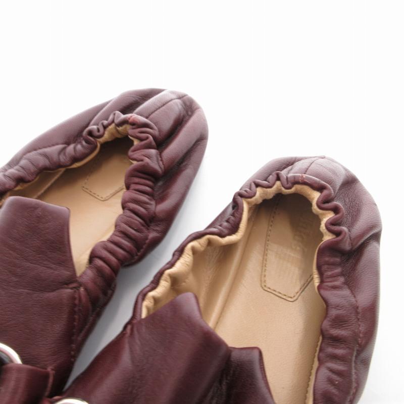 Chloe クロエ CHLOE バレエシューズ フラット ポインテッドトゥ レザー 