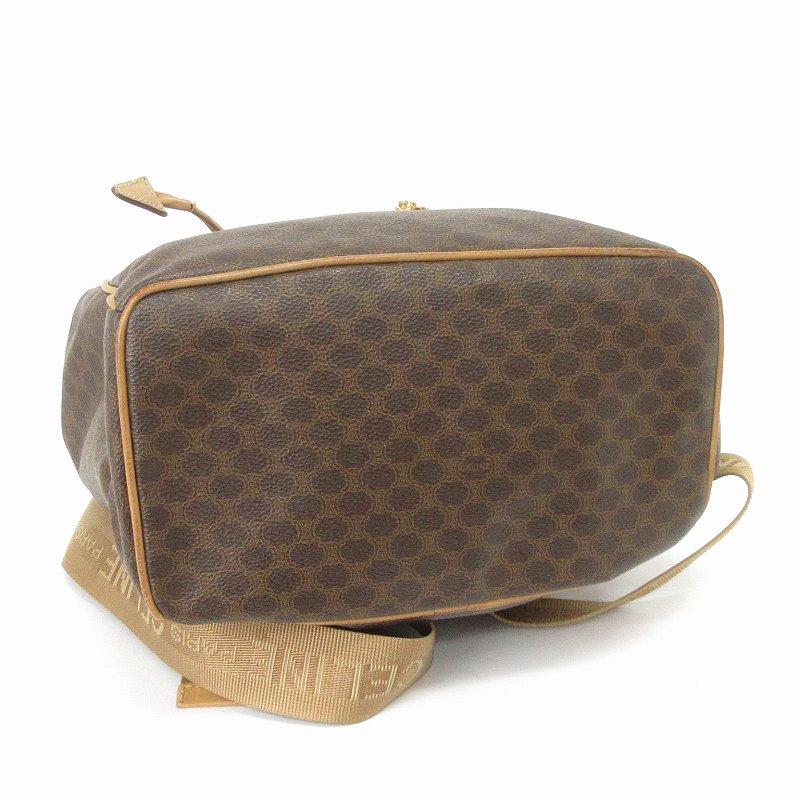 セリーヌ CELINE オールド リュックサック バックパック 巾着 マカダム 