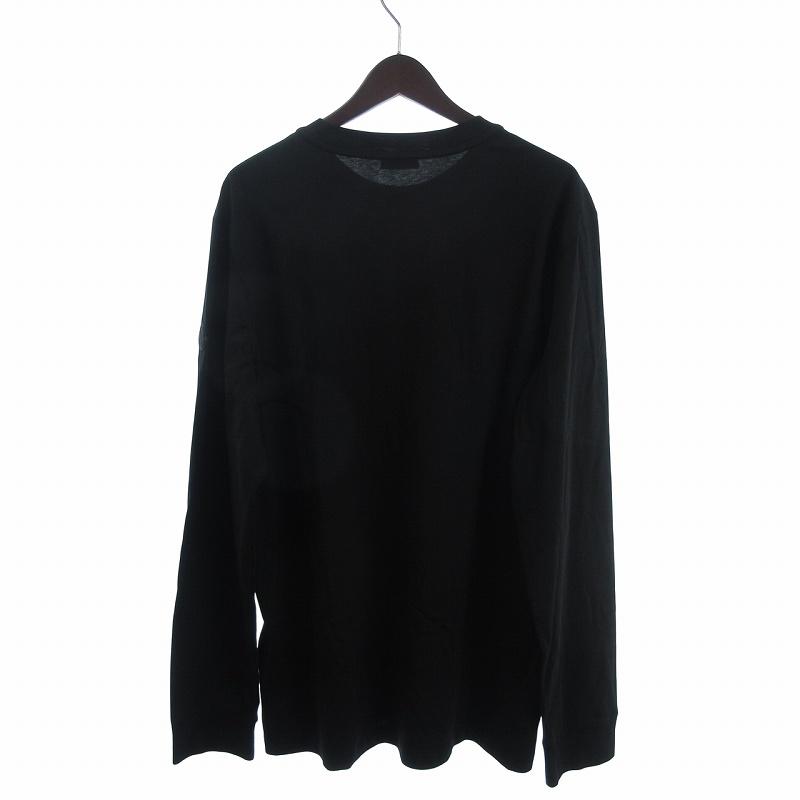 モンクレール　 ブラック 　長袖カットソー　サイズS モンクレール レディース Tシャツ 長袖 MONCLER ブランド ロンT