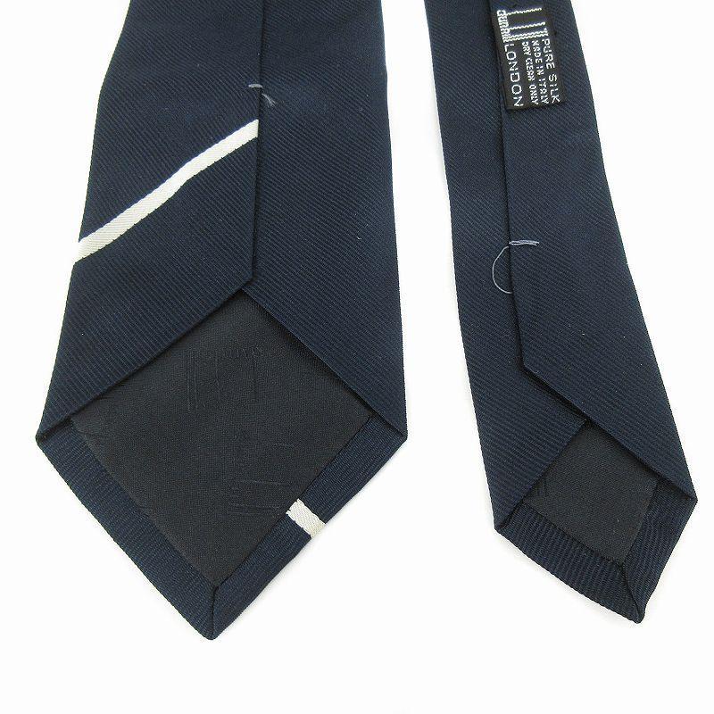 ダンヒル ネクタイ ネイビー dunhill（ダンヒル） ネクタイ レギュラータイ シルク 紺 ネイビー
