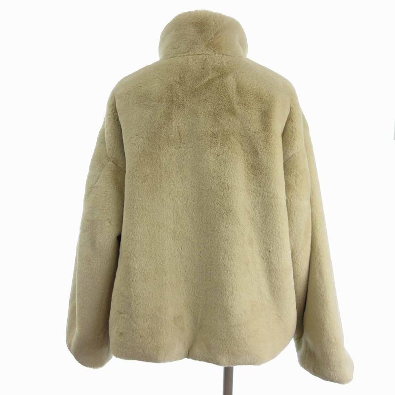 タトラス BARBRA バルブラ フェイクファーブルゾン ベージュ