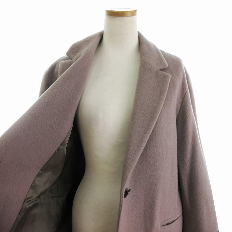 【タグ付き✨】フレイアイディー　チェスターコート　ロング　アイボリー　0 S FRAY I.D フレイアイディー チェスターコート カシミア混 L