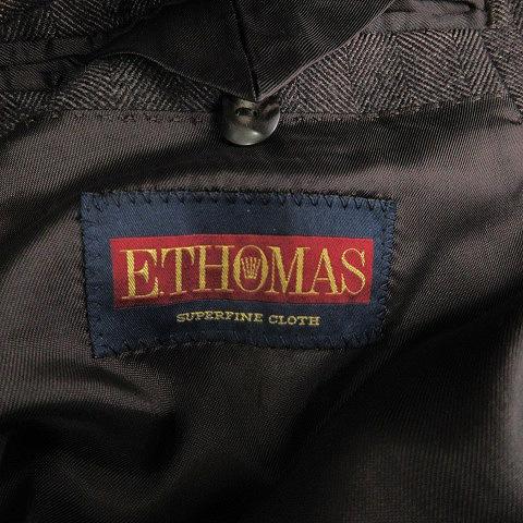 【イタリア製最高級】E.THOMAS バーニーズニューヨーク ロングコートウール バーニーズニューヨーク BARNEYS NEW YORK E. THOMAS super110's