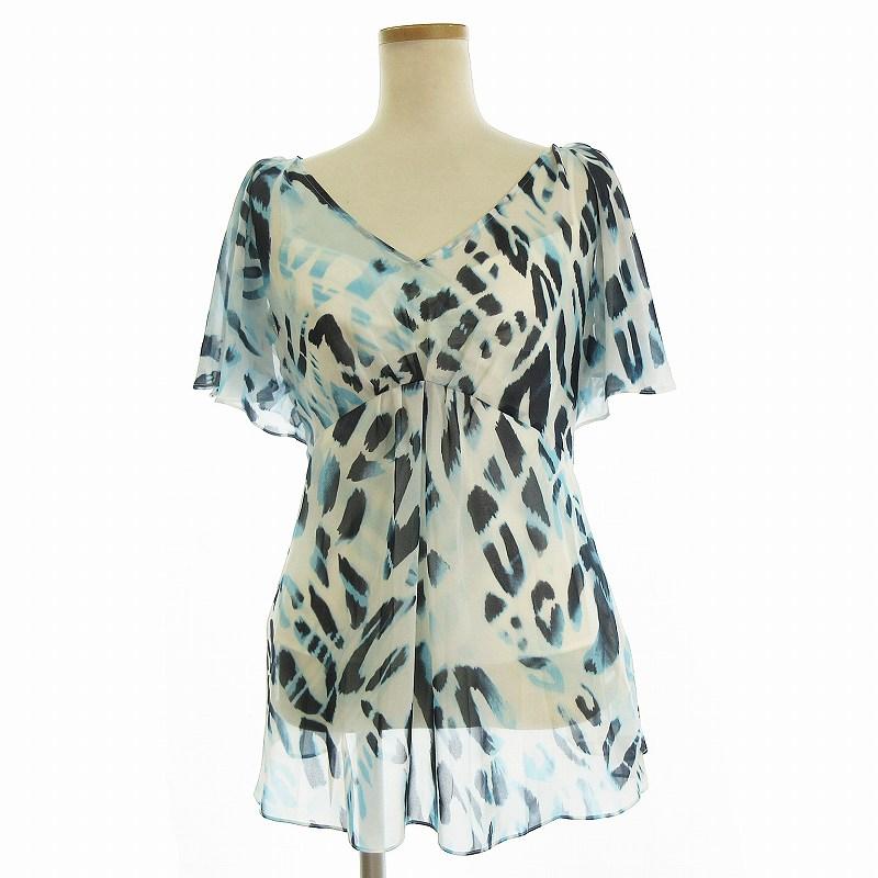 ピンキー&ダイアン ピンダイ 美品 カットソー ブラウス Vネック フレア  