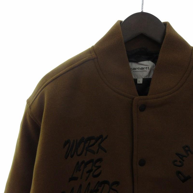 カーハート carhartt WIP 美品 23AW WORK VARSITY BOMBER ブルゾン