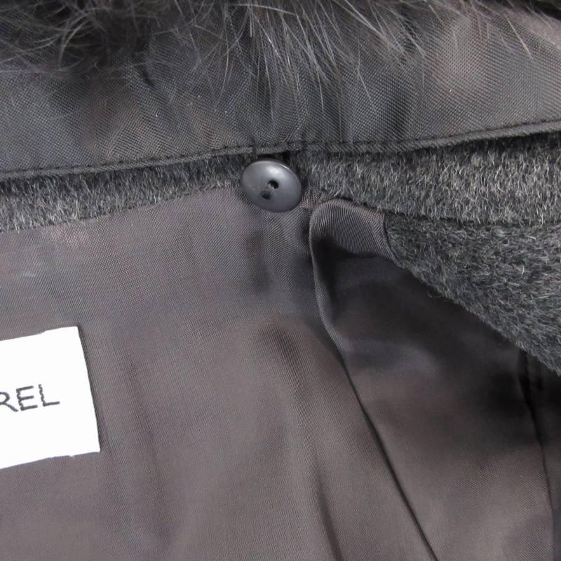 ジェラールダレル GERARD DAREL フォックスファー付きコート 毛皮  