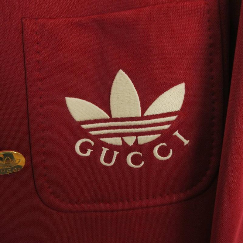 GUCCI 未使用品 グッチ adidas コラボ タグ付き ジャケット ダブル 