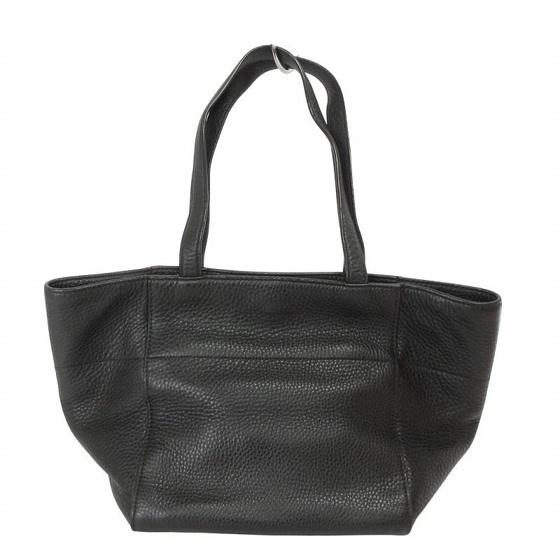 PRADA (プラダ)トートバッグ三角ロゴプレートオールレザー