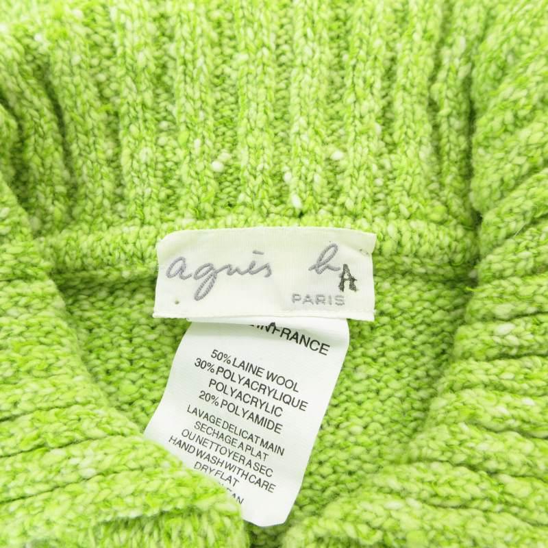 agnes b.（アニエスベー） ニットジャケット カーディガン ジップ