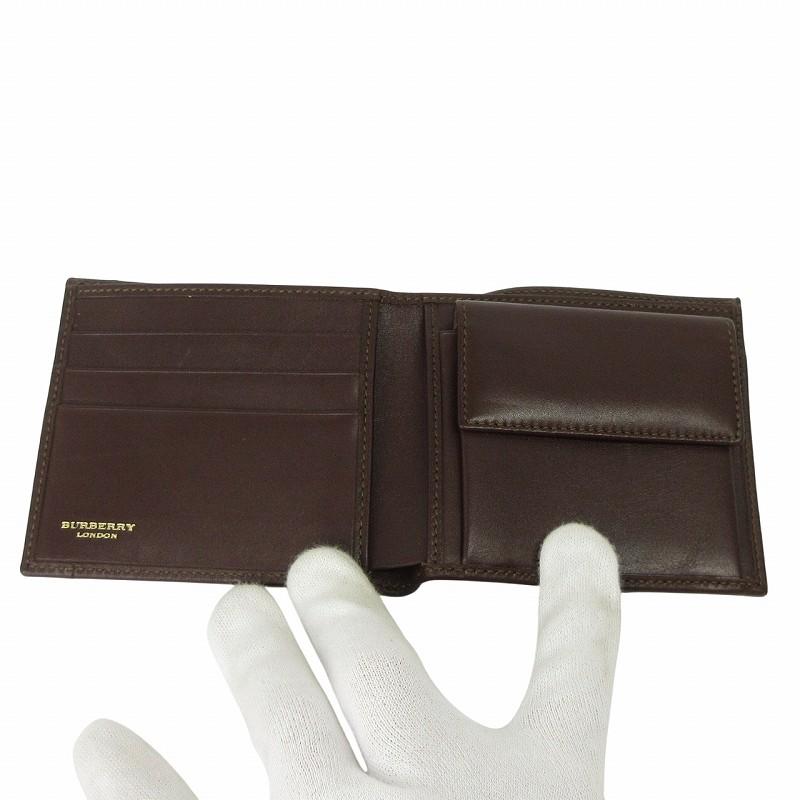 BURBERRY LONDON 二つ折り財布 ノバチェック 茶 BURBERRY LONDON 二つ折り財布 ノバチェック 茶 【公式通販】