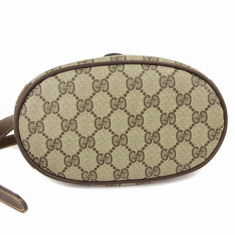 GUCCI グッチ オールドグッチ ショルダーバッグ GG柄 バケツ型 