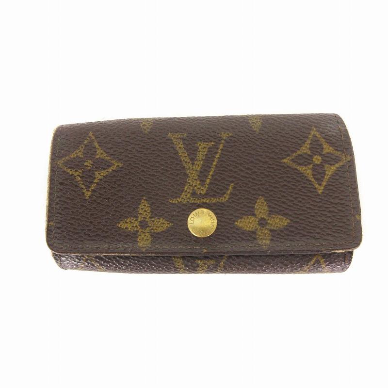 LOUIS VUITTON ルイヴィトン モノグラム ミュルティクレ4 キーケース 4  