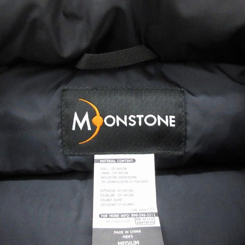 ムーンストーン M ダウンジャケット 黒 メンズ MOON STONE（ダウン