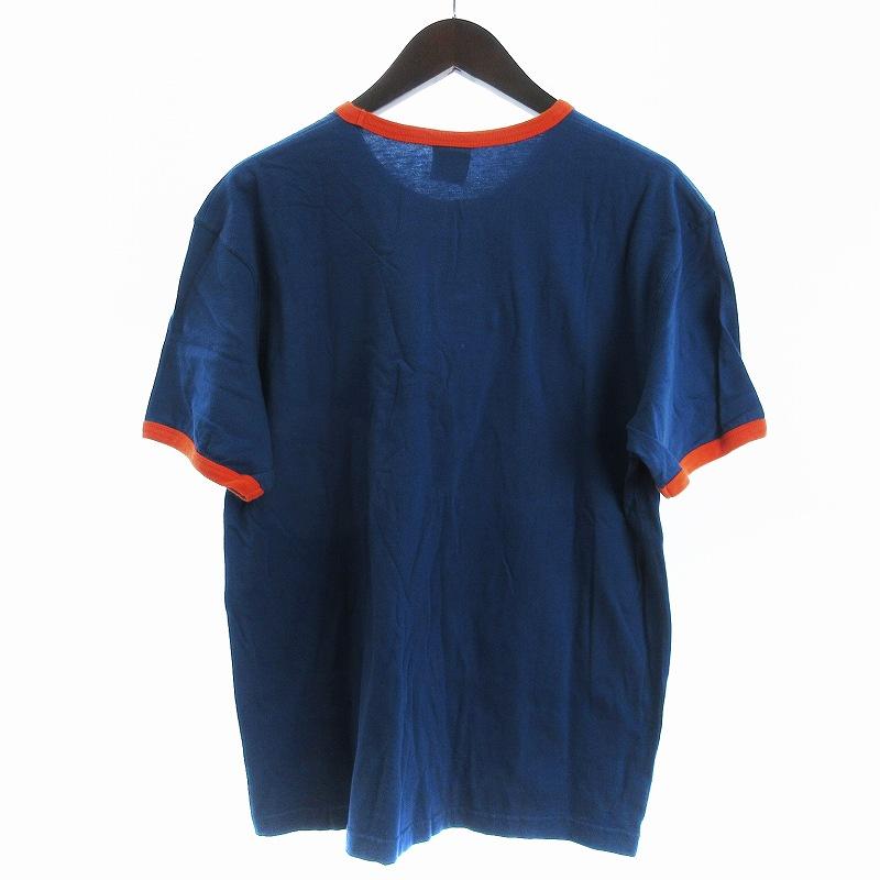 新品タグ付 バリエーショングラフィックTシャツ 青 門倉太久斗/22世紀ジェダイ slash shirt blue / TXA-TENGA by