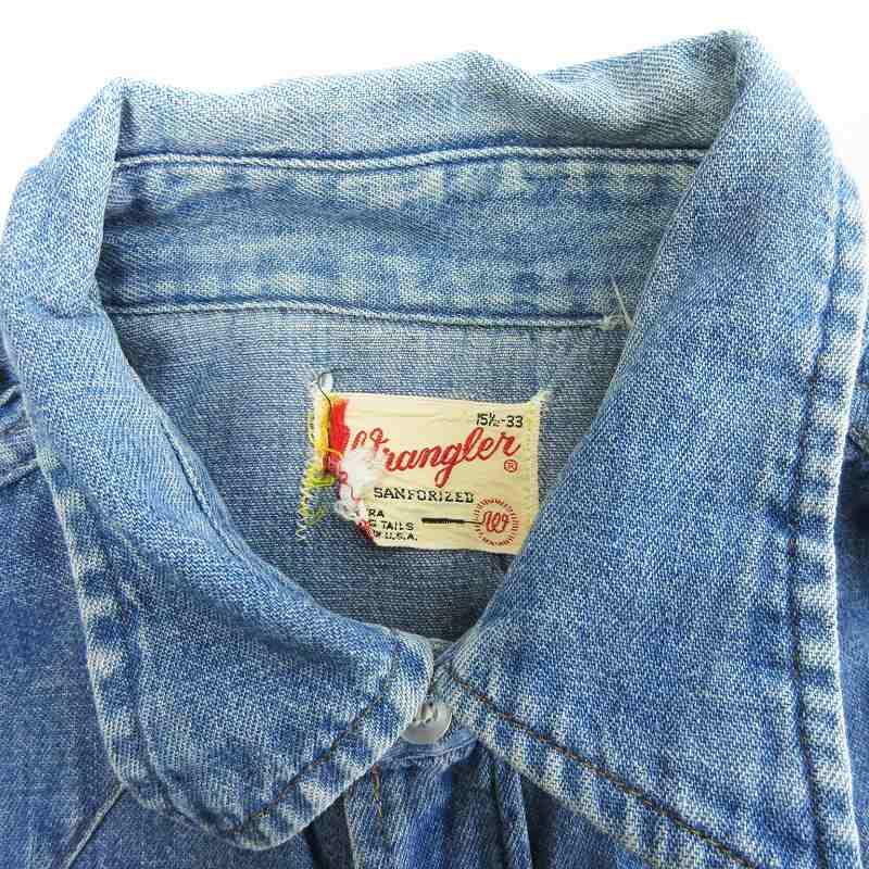 Wrangler - @70s 希少 vintage ラングラー Wrangler デニム バナー 希少！Wrangler ラングラー デニム バナー