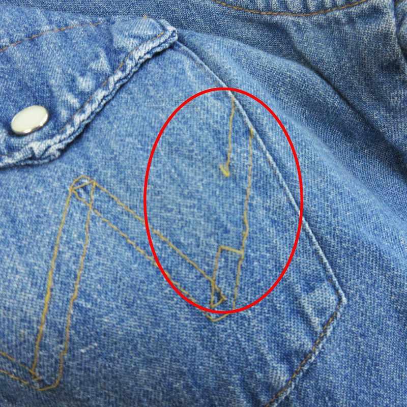 vintage【wrangler】デニム　ステンシル 古着通販】70年代 USA製 Wrangler ラングラー デニムジャケット
