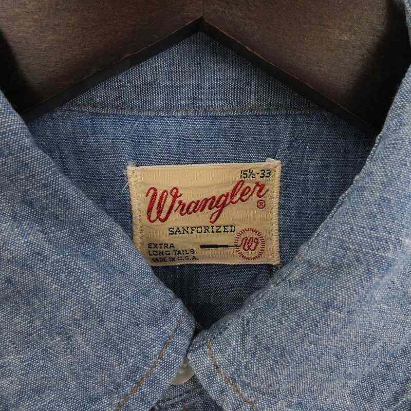 ラングラー WRANGLER 70s ヴィンテージ SANFORIZED ウエスタン ラングラー WRANGLER 70s ヴィンテージ SANFORIZED ウエスタン