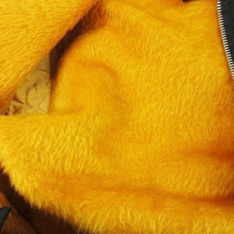 【中古】スウィングスター 80s ヴィンテージ レーシングジャケット ブルゾン ジップアップ ナイロン 裏毛 黄 黒 S スウィングスター 80s ヴィンテージ レーシングジャケット ブルゾン