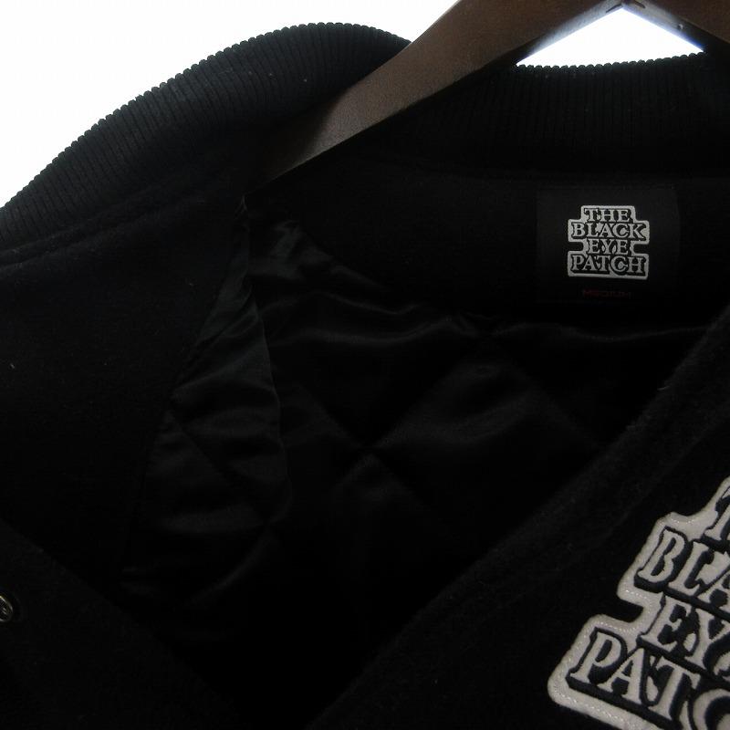 ブラックアイパッチ LABEL PACK PATCHED STADIUM JACKET BLACK
