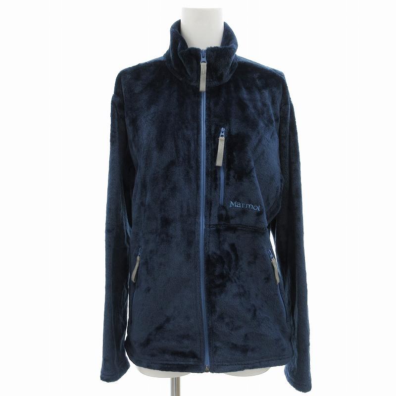 マーモット MARMOT 美品 フリースジャケット ブルゾン スタンドカラー 