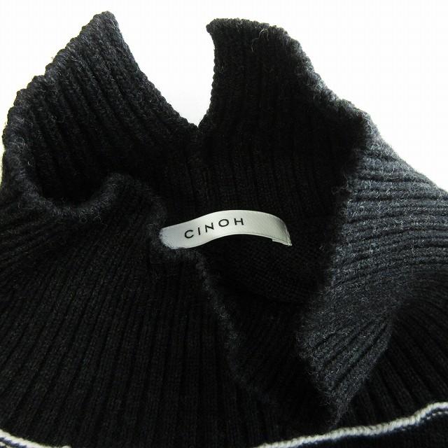 チノ CINOH STUDIOUS 別注 ニット セーター 長袖 ハイネック 23WKN502