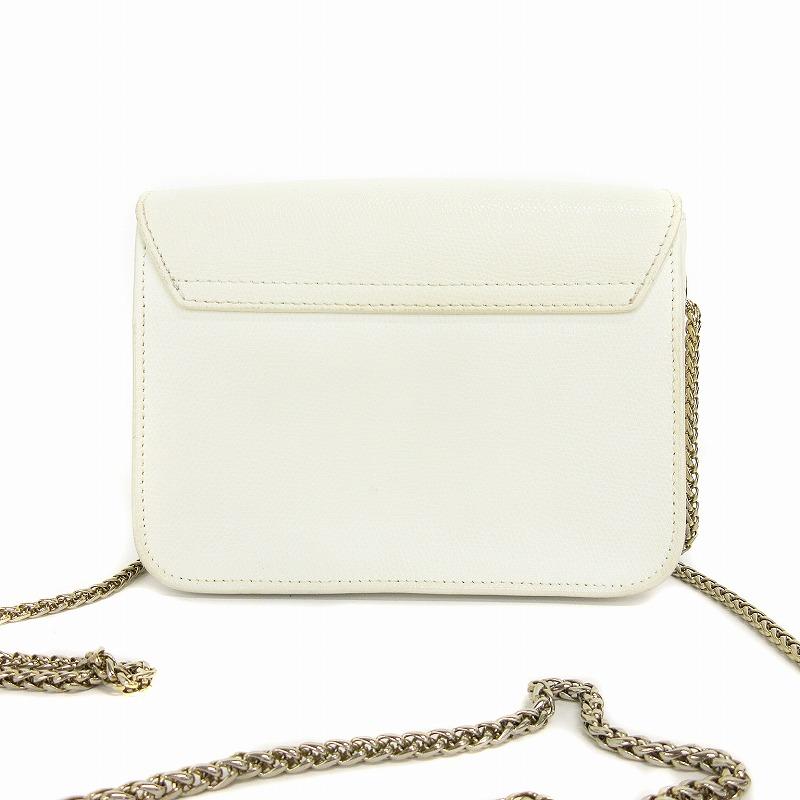フルラ メトロポリス クロスボディ ミニ チェーンショルダーバッグ 白 FURLA（フルラ） メトロポリス ミニ クロスボディバッグ ショルダー