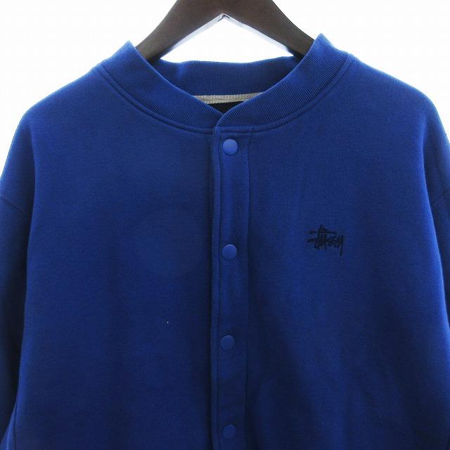 STUSSY スウェットブルゾン STUSSY ステューシー スウェットジャケット ブルゾン スナップ