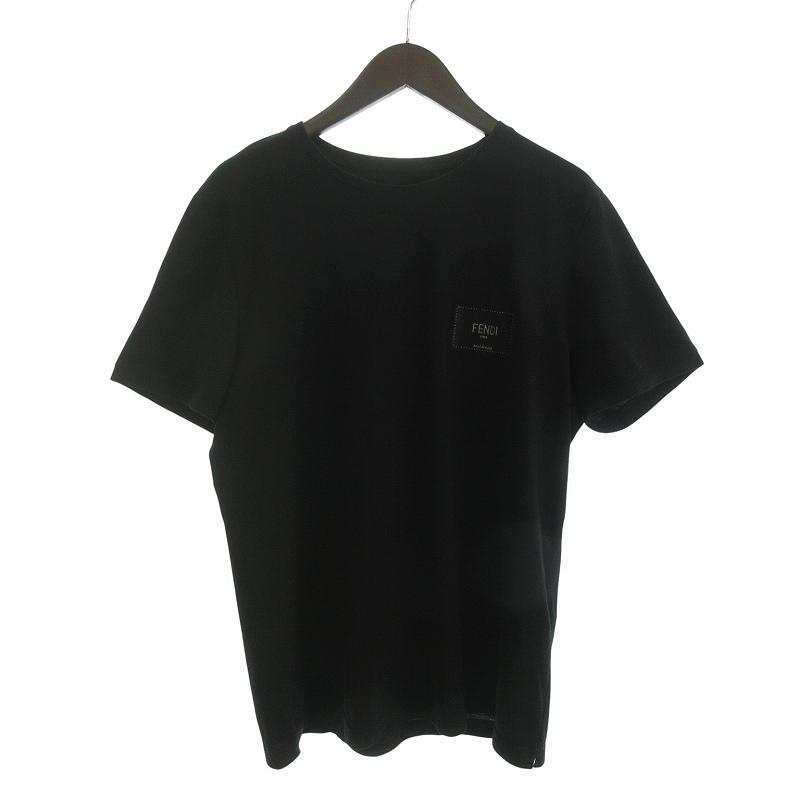 FENDI ブラック Tシャツ XL